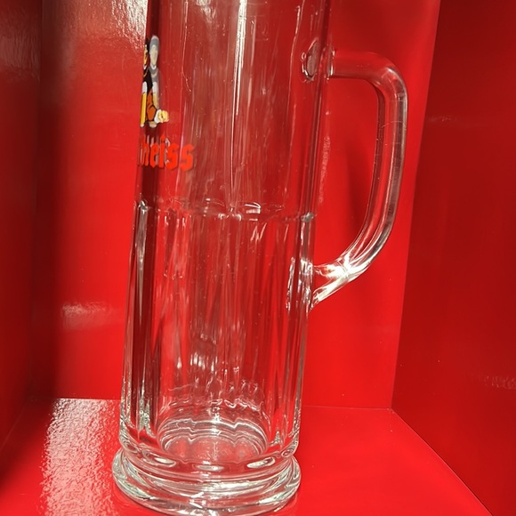 German Beer Glass Heavy Schultheiss Glass - Picture 3 of 8